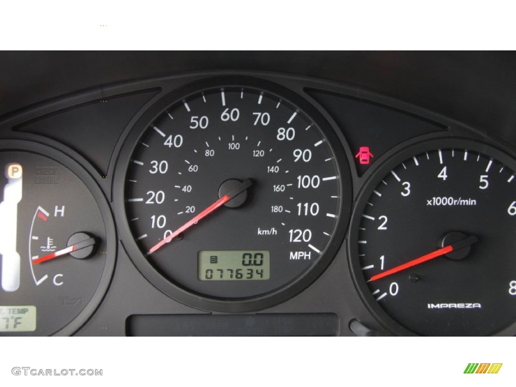 2004 Impreza Outback Sport Wagon - Woodland Green Pearl / Gray photo #24