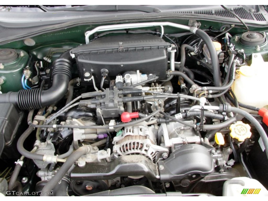 2004 Impreza Outback Sport Wagon - Woodland Green Pearl / Gray photo #25
