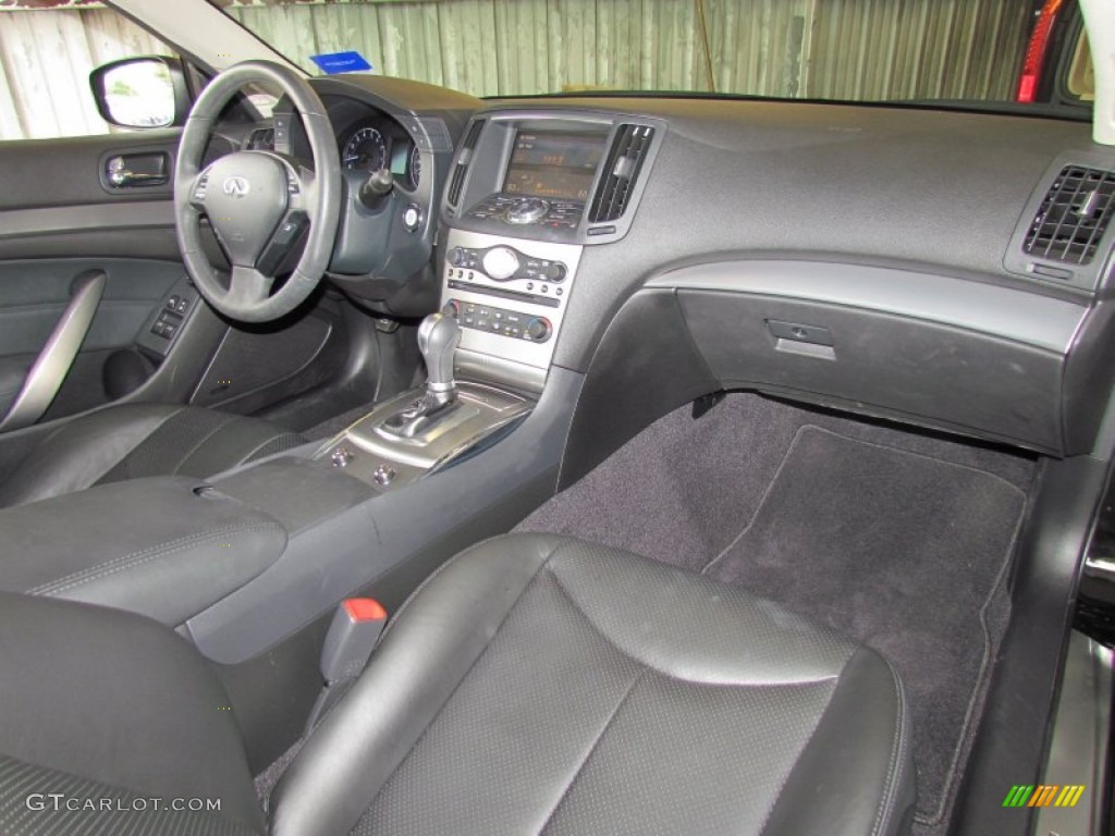 2011 Infiniti G 37 Journey Coupe Graphite Dashboard Photo #56075465