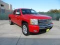 2011 Victory Red Chevrolet Silverado 1500 LT Crew Cab  photo #1
