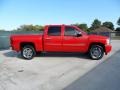 2011 Victory Red Chevrolet Silverado 1500 LT Crew Cab  photo #2