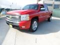 2011 Victory Red Chevrolet Silverado 1500 LT Crew Cab  photo #7