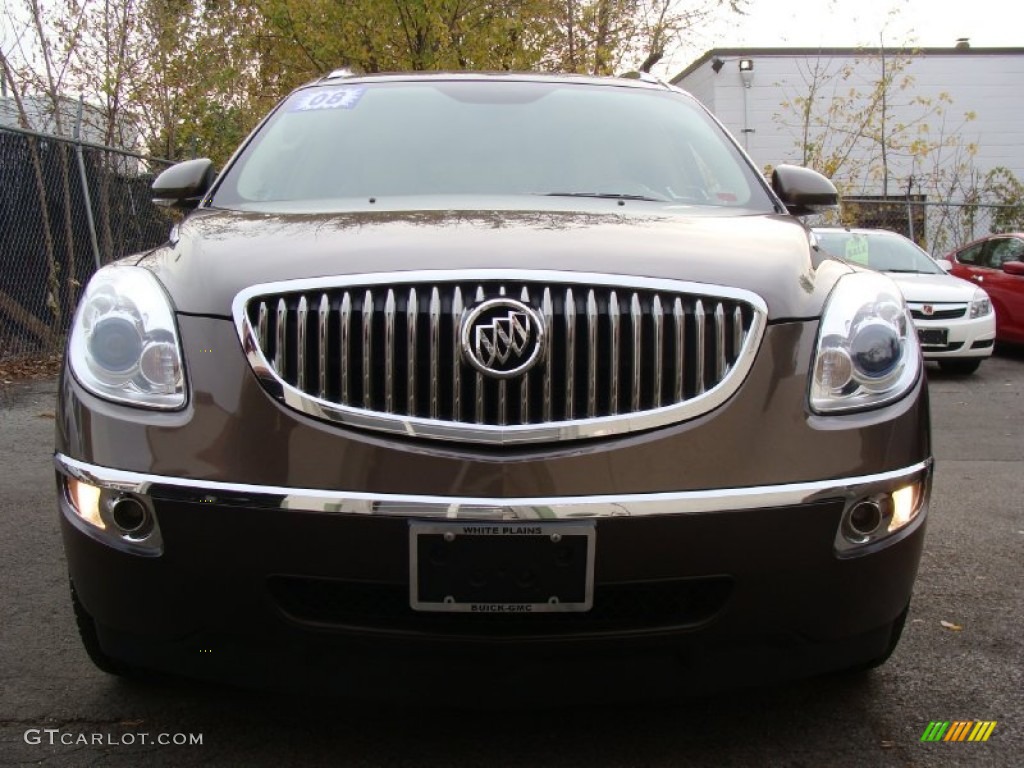 2008 Enclave CXL AWD - Cocoa Metallic / Cashmere/Cocoa photo #2