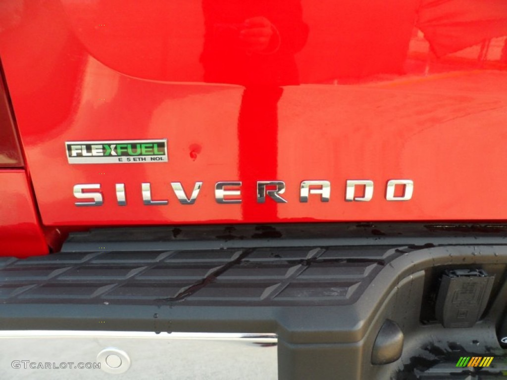 2011 Silverado 1500 LT Crew Cab - Victory Red / Ebony photo #22