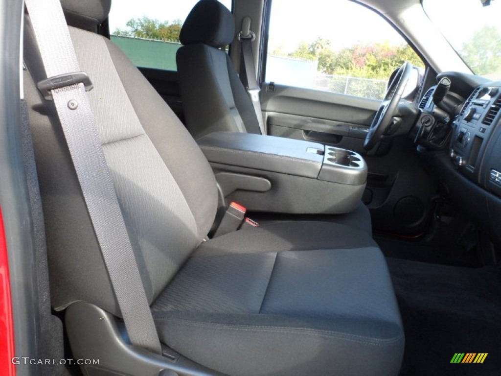 2011 Silverado 1500 LT Crew Cab - Victory Red / Ebony photo #28