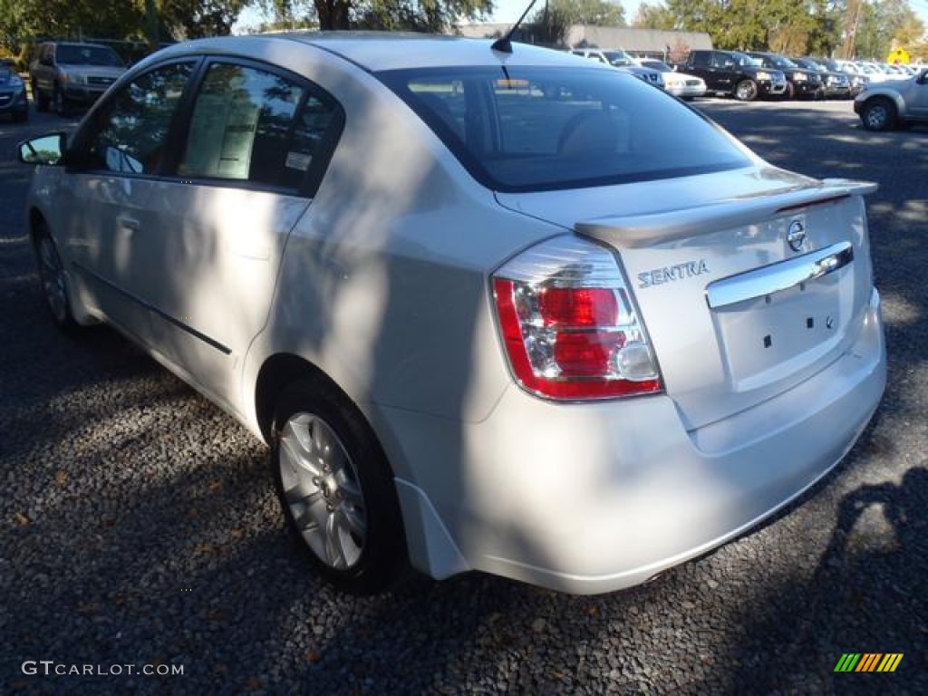 2012 Sentra 2.0 S - Aspen White / Charcoal photo #3