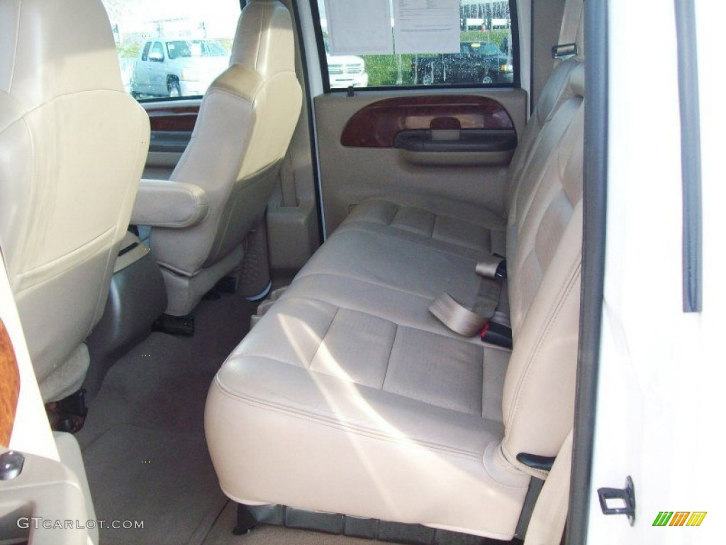 Medium Parchment Interior 2002 Ford F350 Super Duty Lariat Crew Cab 4x4 Dually Photo #56078219