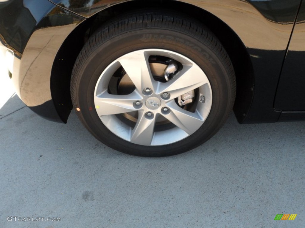 2012 Elantra GLS - Black Noir Pearl / Gray photo #11
