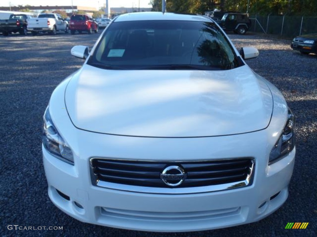 Winter Frost White 2012 Nissan Maxima 3.5 SV Sport Exterior Photo #56078581