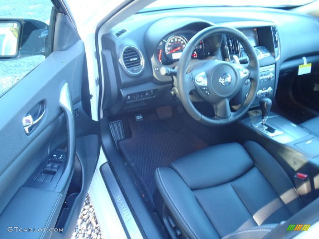 Charcoal Interior 2012 Nissan Maxima 3.5 SV Sport Photo #56078588
