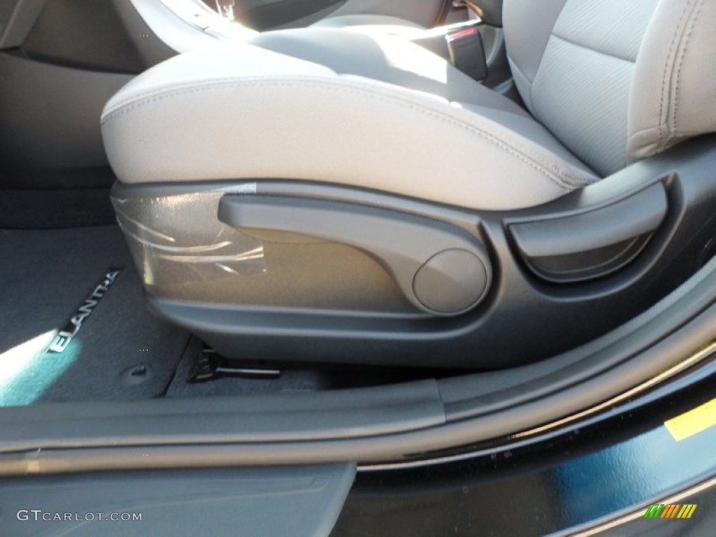 2012 Elantra GLS - Black Noir Pearl / Gray photo #24