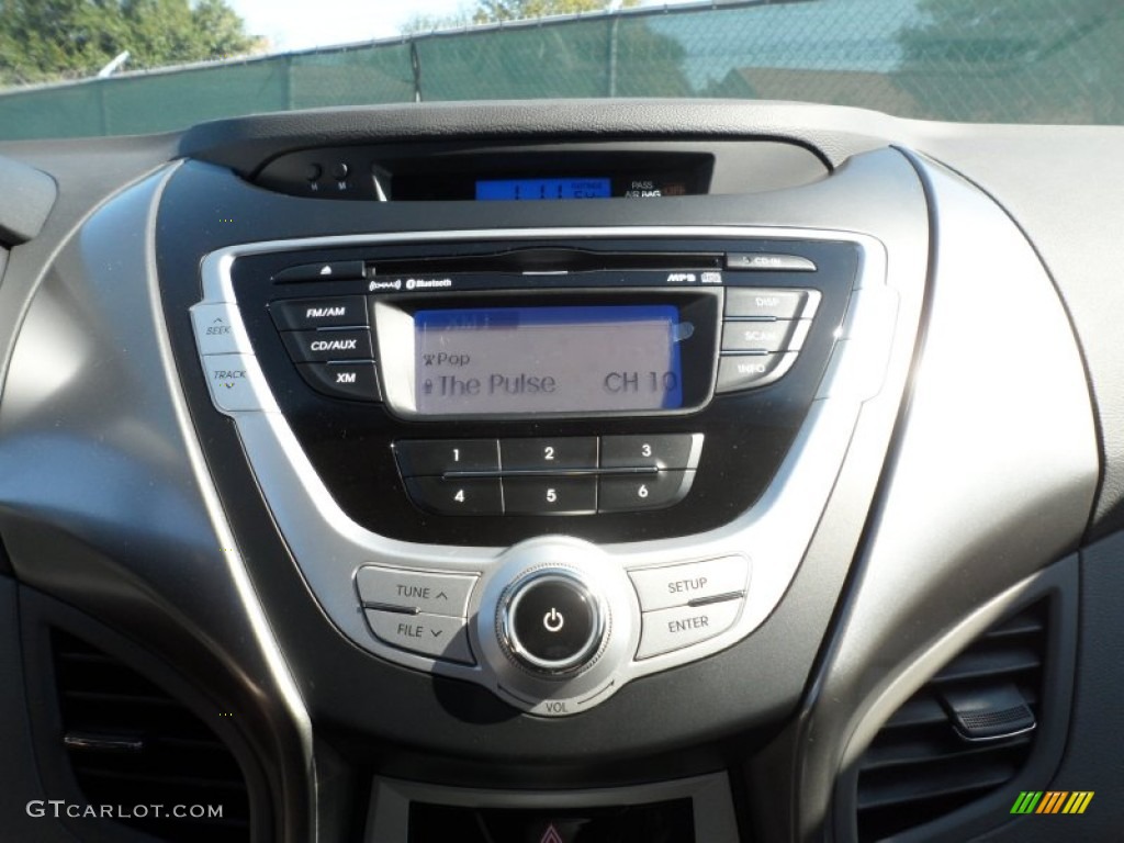 2012 Elantra GLS - Black Noir Pearl / Gray photo #27