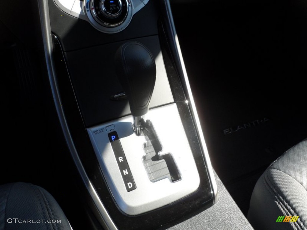 2012 Elantra GLS - Black Noir Pearl / Gray photo #29