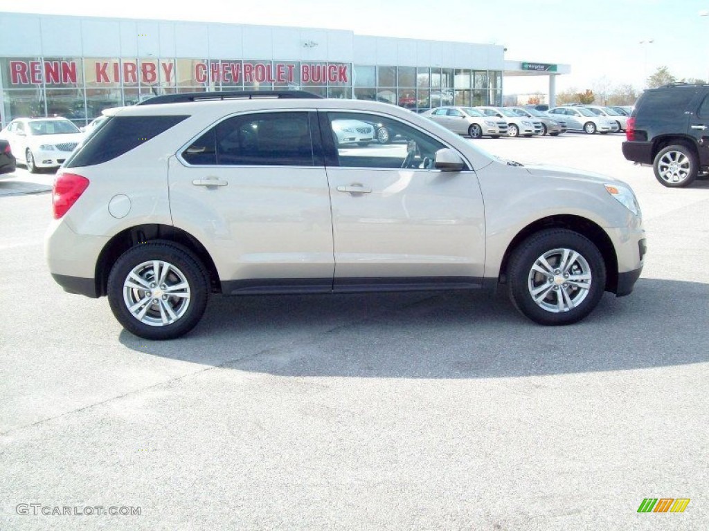 2012 Equinox LS - Gold Mist Metallic / Jet Black photo #3