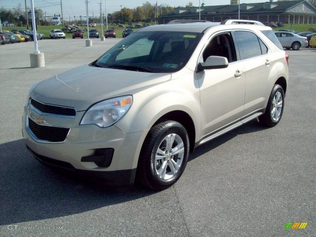 2012 Equinox LS - Gold Mist Metallic / Jet Black photo #11