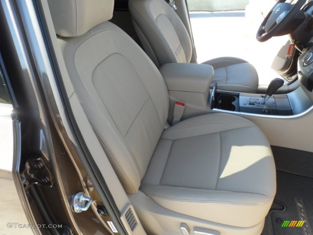 Beige Interior 2012 Hyundai Veracruz Limited Photo #56079071
