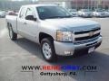 2011 Sheer Silver Metallic Chevrolet Silverado 1500 LT Extended Cab 4x4  photo #1