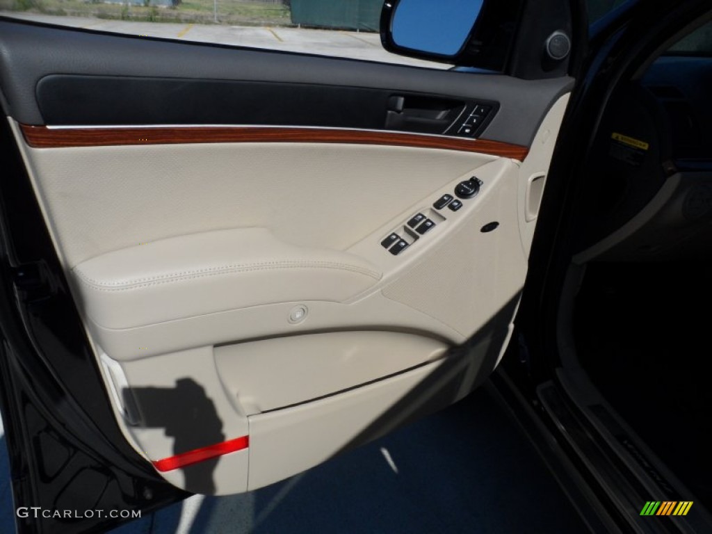 2012 Hyundai Veracruz Limited Beige Door Panel Photo #56079344