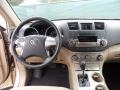 2012 Toyota Highlander Sand Beige Interior Dashboard Photo
