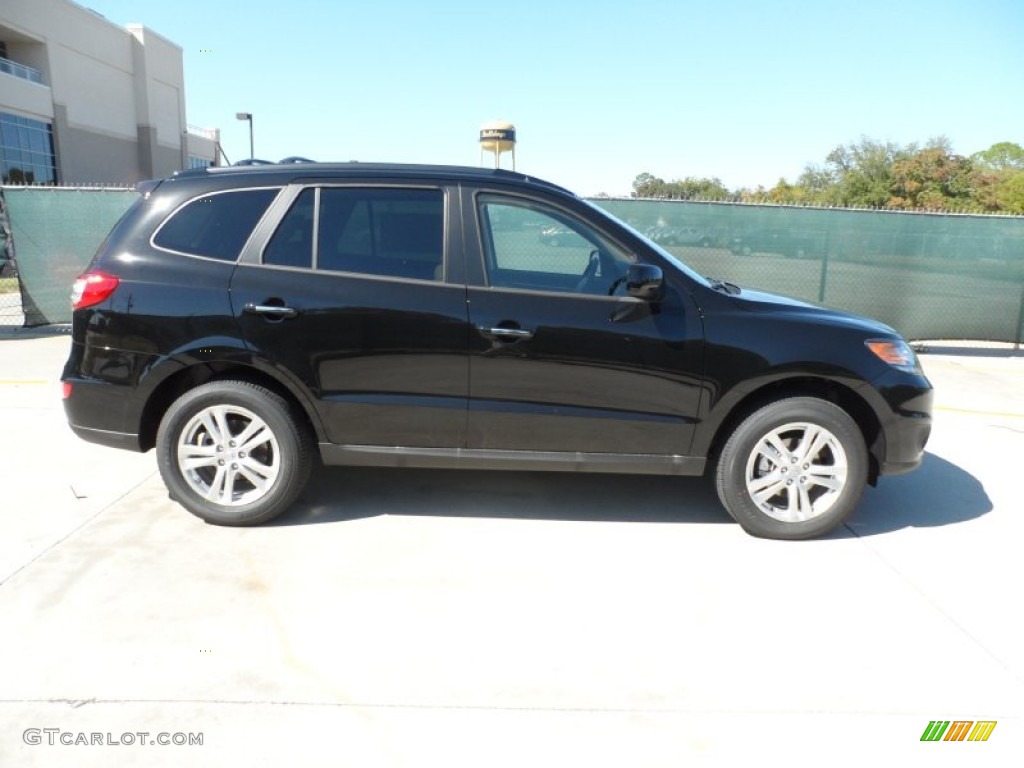 Twilight Black 2012 Hyundai Santa Fe Limited V6 Exterior Photo #56081423