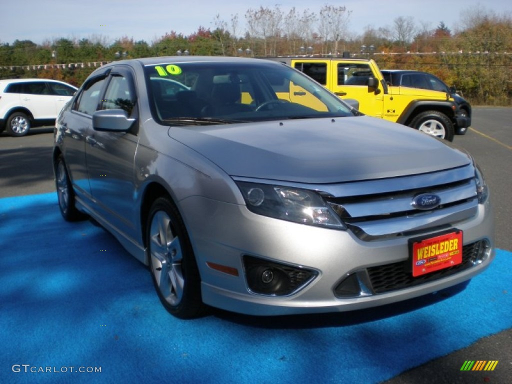 2010 Fusion Sport - Brilliant Silver Metallic / Charcoal Black/Sport Black photo #5