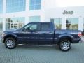 2010 Dark Blue Pearl Metallic Ford F150 XLT SuperCrew 4x4  photo #2
