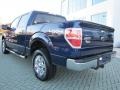 2010 Dark Blue Pearl Metallic Ford F150 XLT SuperCrew 4x4  photo #3