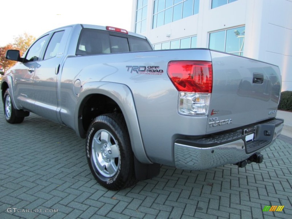 2010 Tundra Limited Double Cab 4x4 - Silver Sky Metallic / Graphite Gray photo #3