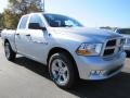 2012 Bright Silver Metallic Dodge Ram 1500 Express Quad Cab  photo #4