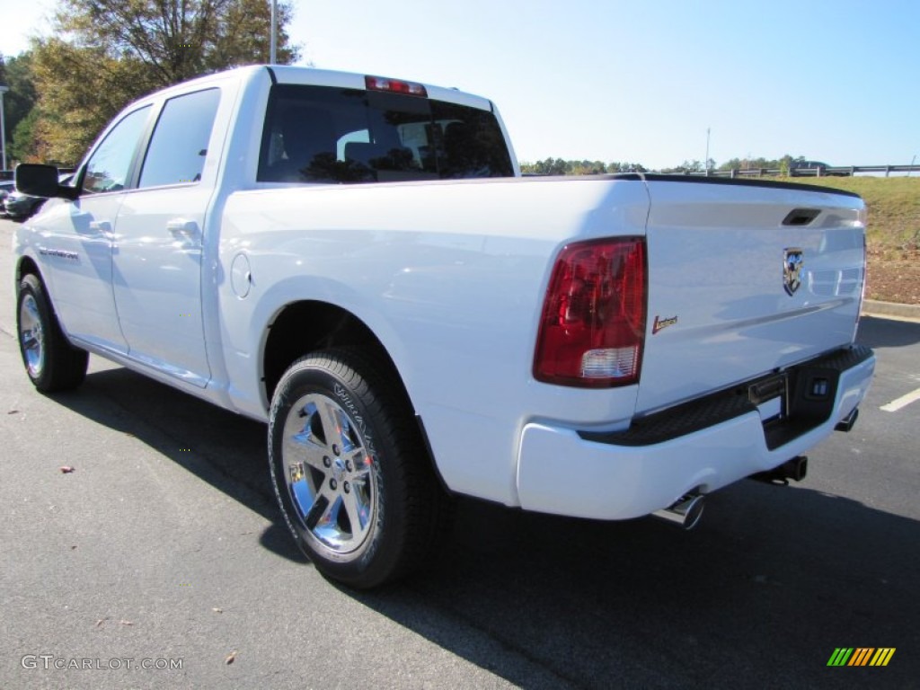 2012 Ram 1500 Sport Crew Cab - Bright White / Dark Slate Gray photo #2