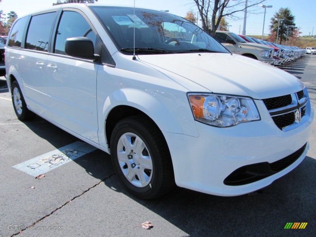 2012 Grand Caravan SE - Stone White / Black/Light Graystone photo #4