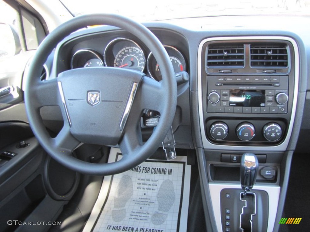 2012 Dodge Caliber SXT Dark Slate Gray Dashboard Photo #56084615