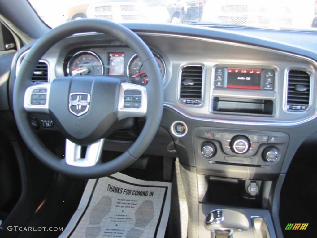 2012 Dodge Charger SXT Black Dashboard Photo #56084687