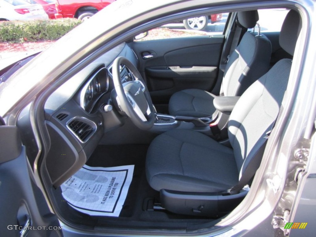 Black Interior 2012 Chrysler 200 Touring Sedan Photo #56084924
