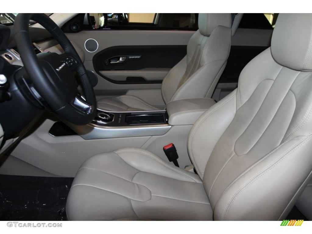 Almond/Espresso Interior 2012 Land Rover Range Rover Evoque Coupe Pure Photo #56087899