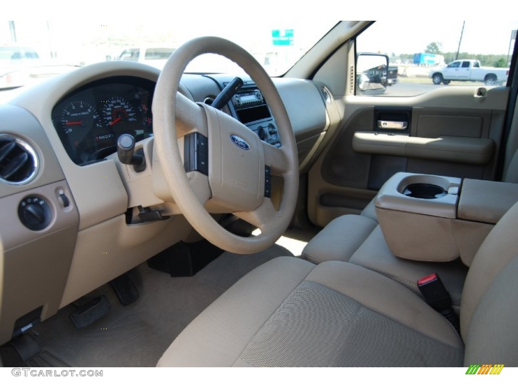2006 F150 XLT SuperCrew - Oxford White / Tan photo #2