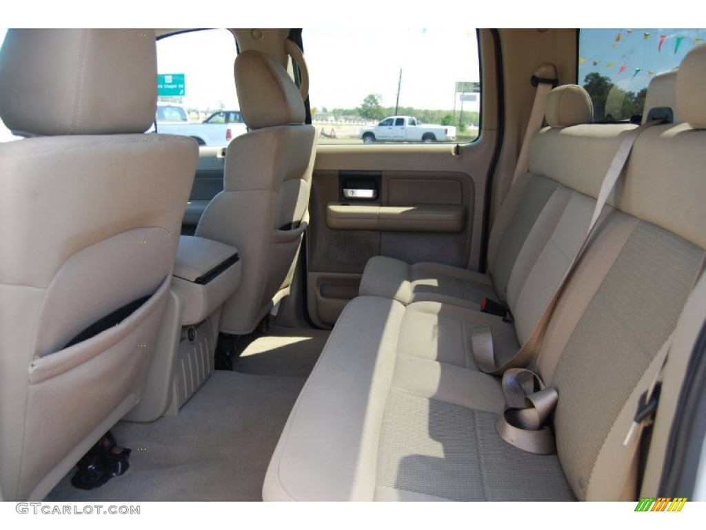 2006 F150 XLT SuperCrew - Oxford White / Tan photo #5