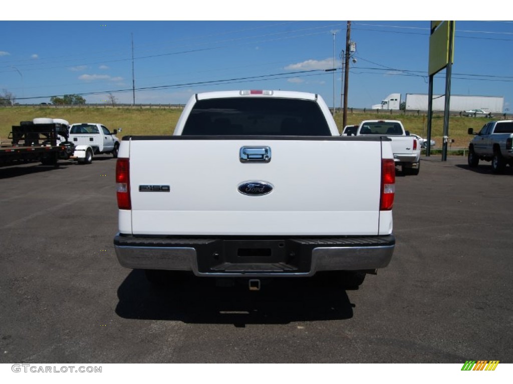 2006 F150 XLT SuperCrew - Oxford White / Tan photo #11