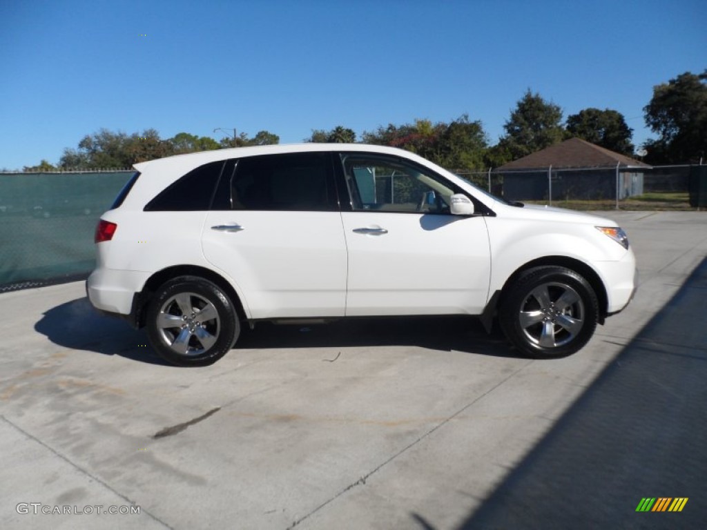 Aspen White Pearl 2008 Acura MDX Sport Exterior Photo #56088973