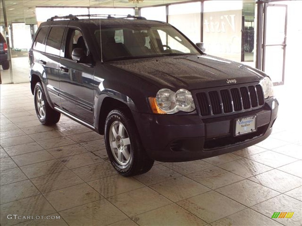 2008 Grand Cherokee Laredo 4x4 - Modern Blue Pearl / Dark Slate Gray/Light Graystone photo #7