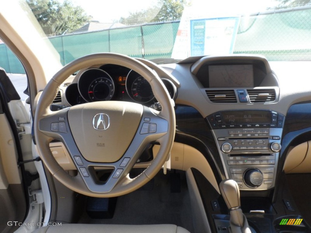 2008 Acura MDX Sport Taupe Dashboard Photo #56089312