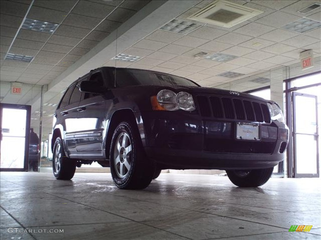 2008 Grand Cherokee Laredo 4x4 - Modern Blue Pearl / Dark Slate Gray/Light Graystone photo #24