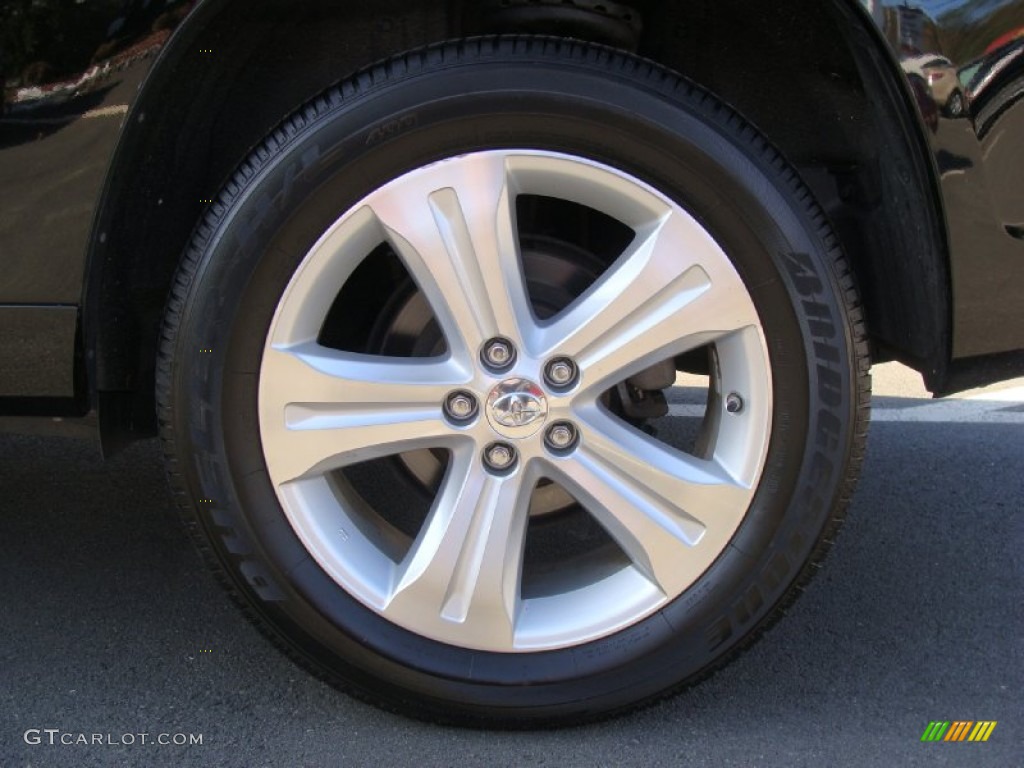 2009 Highlander Limited 4WD - Black / Sand Beige photo #9