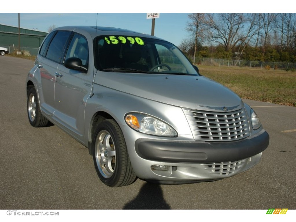 2002 PT Cruiser Limited - Bright Silver Metallic / Taupe photo #3
