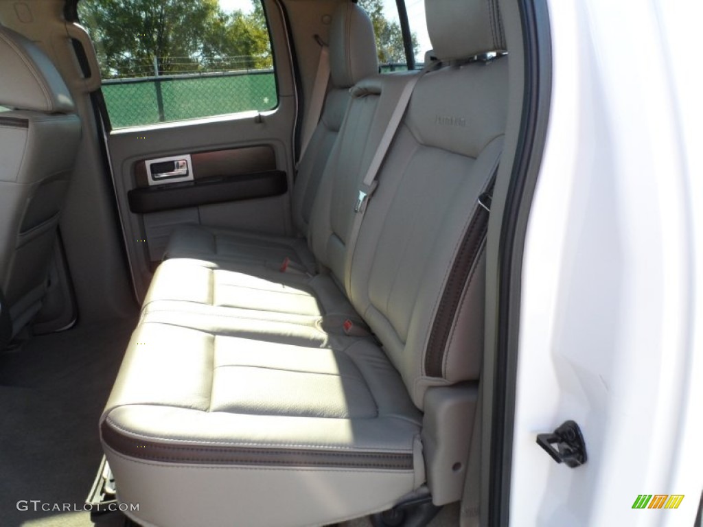 2010 F150 Platinum SuperCrew 4x4 - White Platinum Metallic Tri Coat / Medium Stone Leather/Sienna Brown photo #35