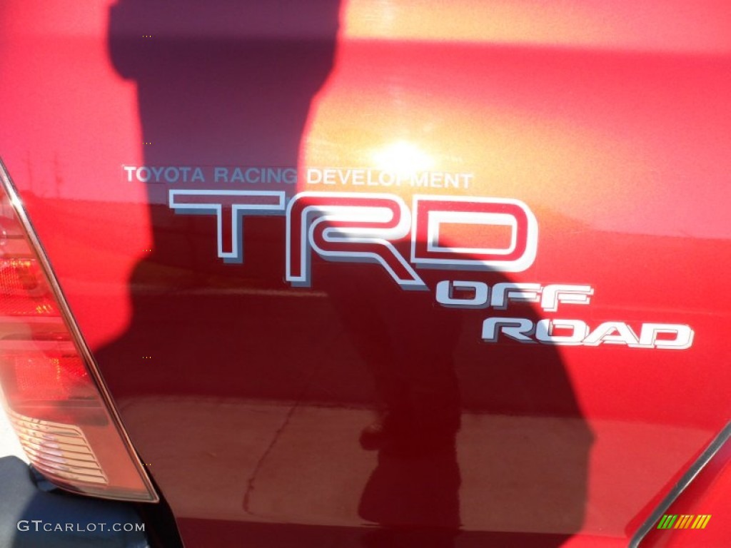 2007 Tacoma V6 PreRunner TRD Sport Access Cab - Impulse Red Pearl / Graphite Gray photo #17