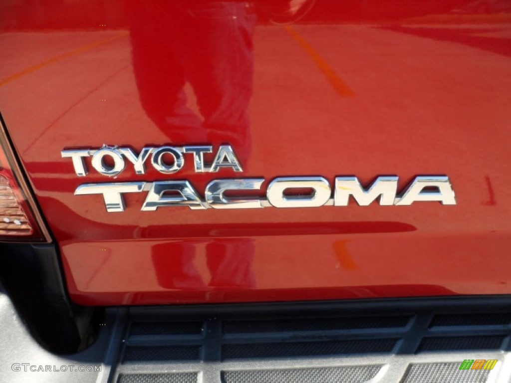 2007 Tacoma V6 PreRunner TRD Sport Access Cab - Impulse Red Pearl / Graphite Gray photo #20