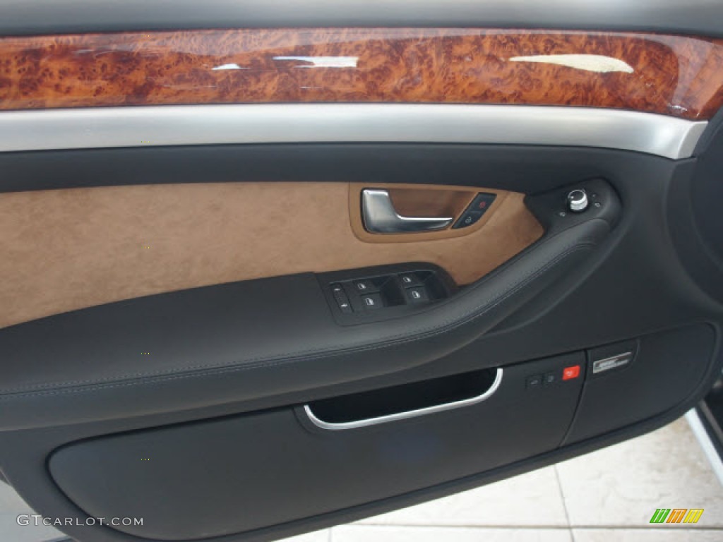 2008 Audi A8 L 4.2 quattro Amaretto Door Panel Photo #56091031