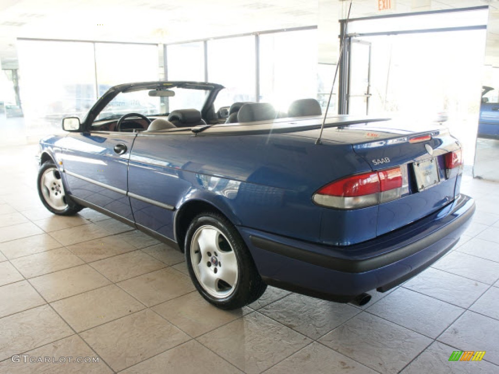 1999 9-3 SE Convertible - Cosmic Blue Metallic / Medium Gray photo #5
