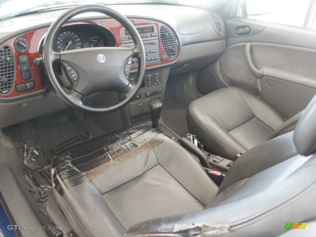 1999 9-3 SE Convertible - Cosmic Blue Metallic / Medium Gray photo #27
